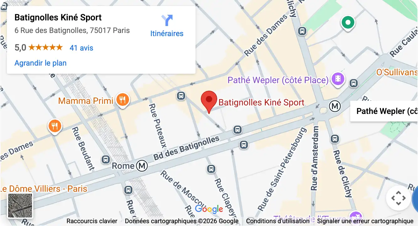 Aperçu de l'emplacement du cabinet